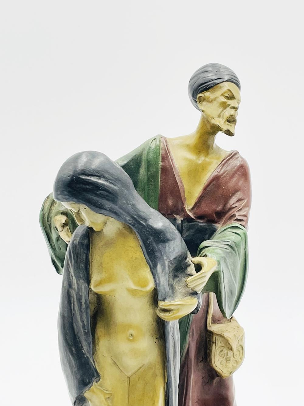 Bronze Nude Figural Sculpture by Franz Bergman For Sale 8