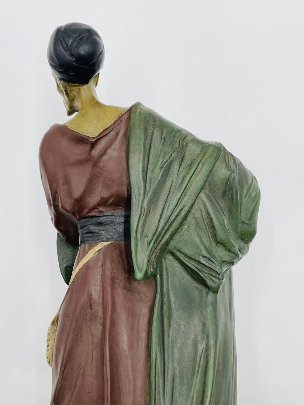Bronze Nude Figural Sculpture by Franz Bergman For Sale 12