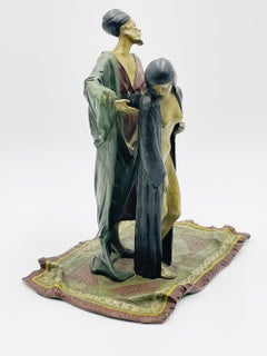 Bronze Nude Figural Sculpture by Franz Bergman