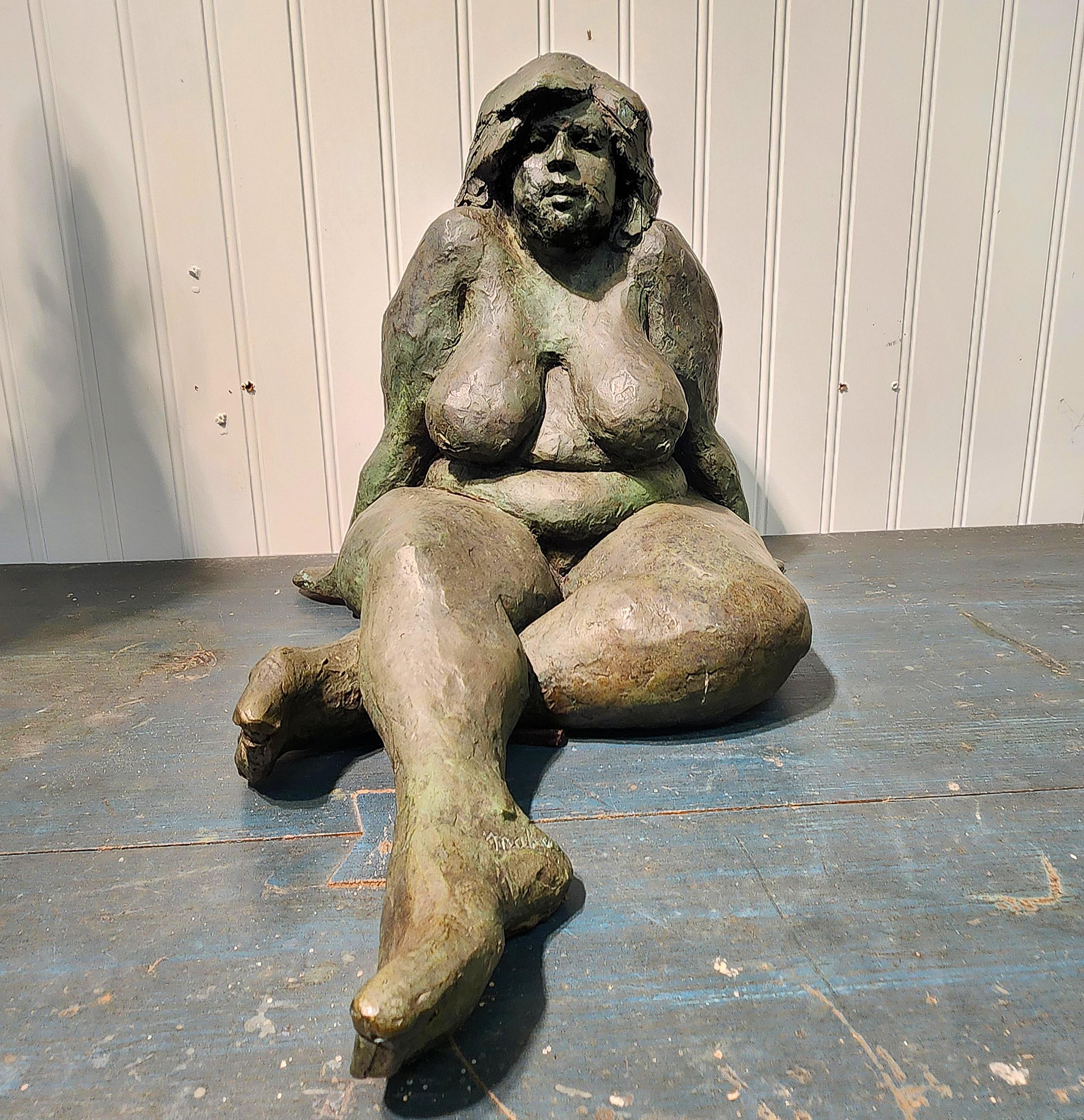 American Bronze Nude Sculpture by James Patrick Maher For Sale