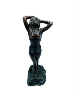 Bronze nude Sculpture by Tito Obici 1800
