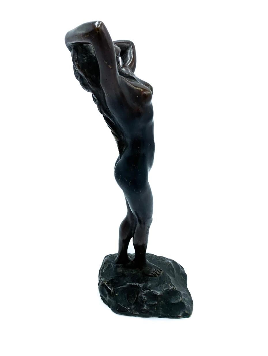 19th Century Bronze nude Sculpture by Tito Obici 1800 For Sale