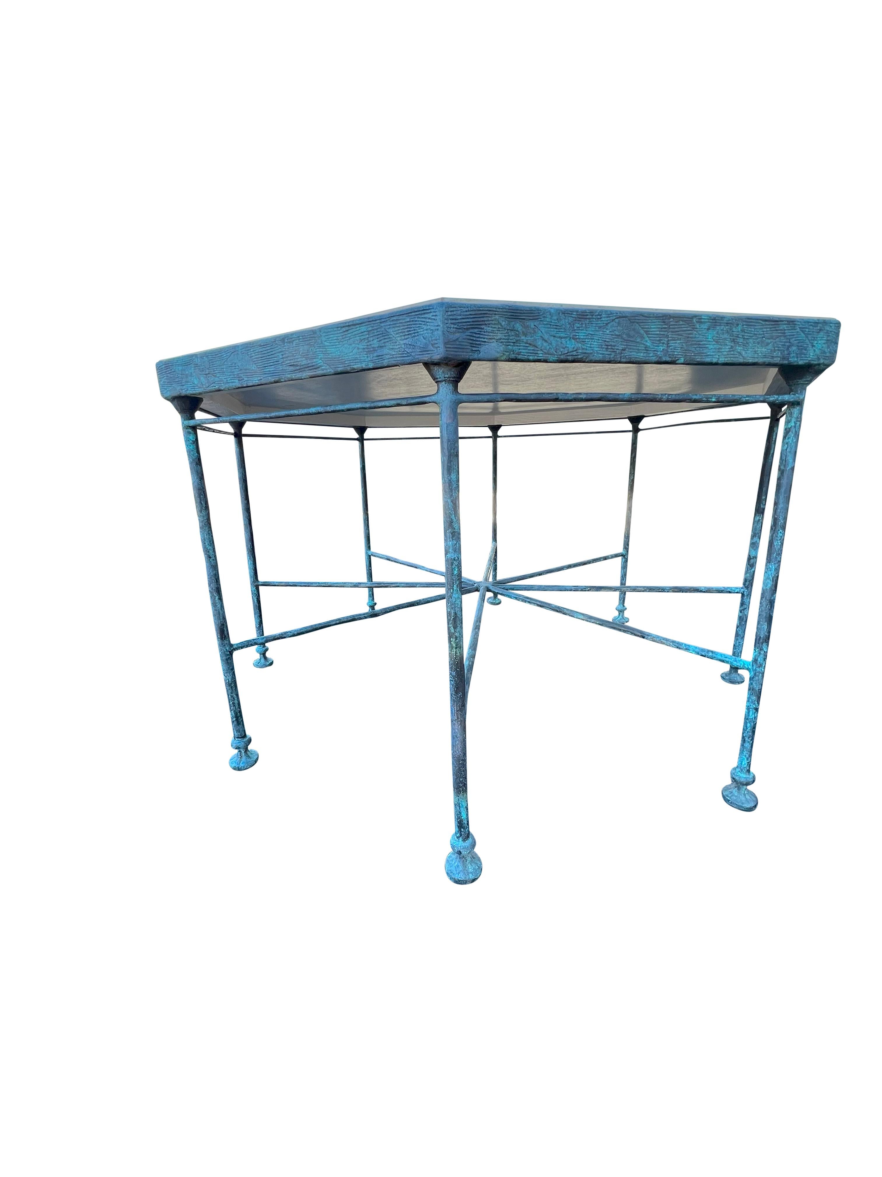 Bronze Octagonal Center Table 5