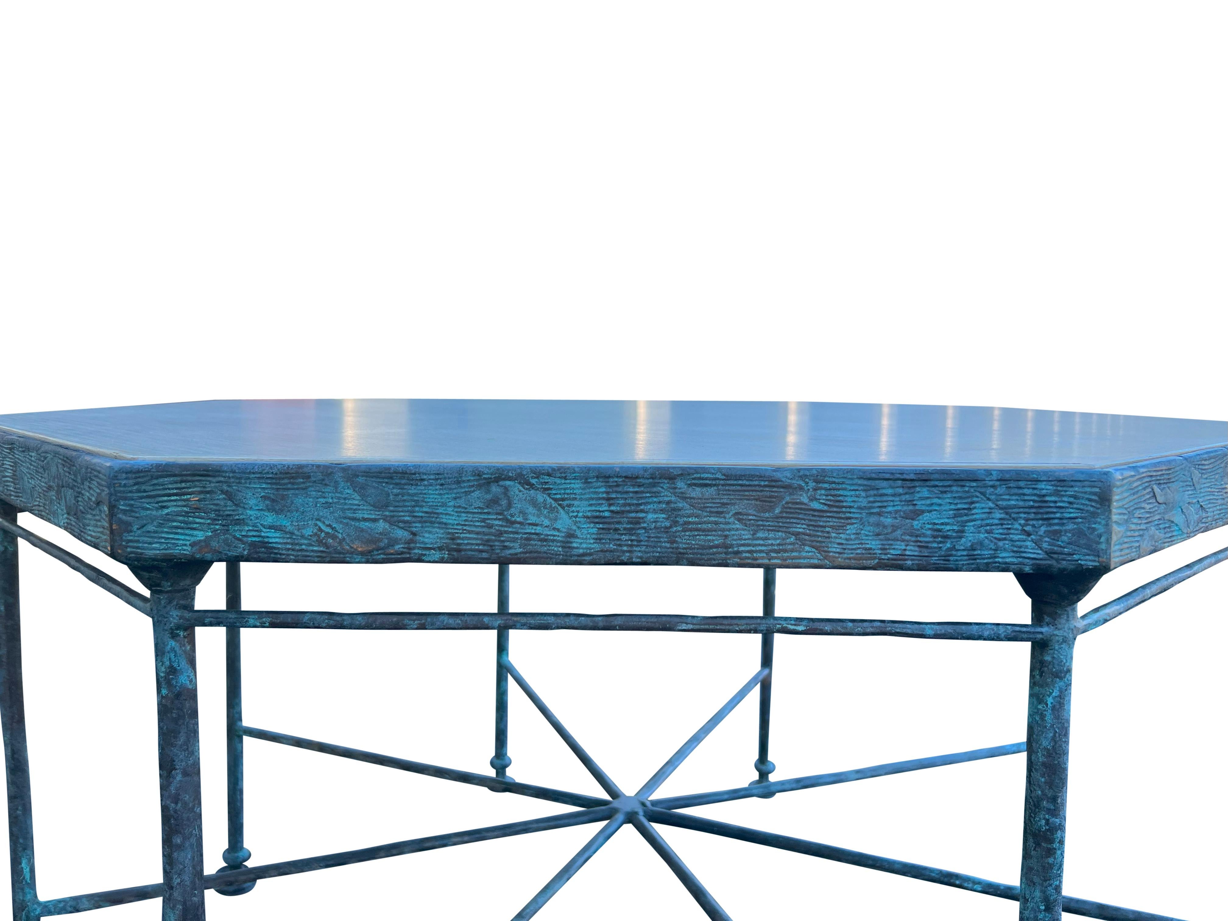 Bronze Octagonal Center Table 1
