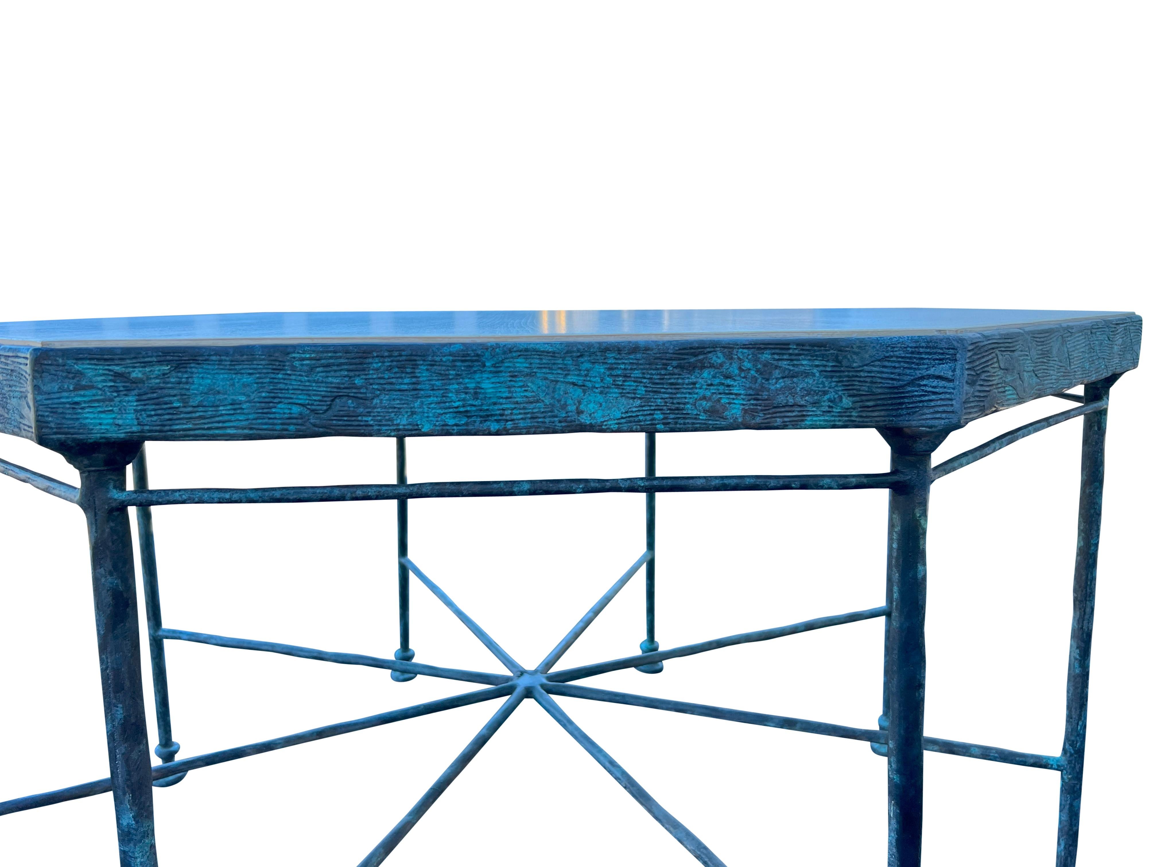 Bronze Octagonal Center Table 2
