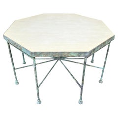 Bronze Octagonal Center Table