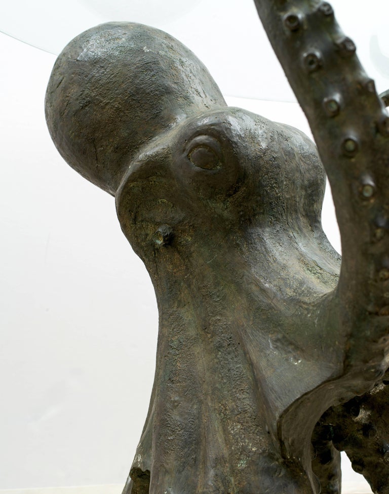 Bronze Octopus Table Or Sculpture At 1stdibs Spi cast iron octopus table server/candleholder. bronze octopus table or sculpture