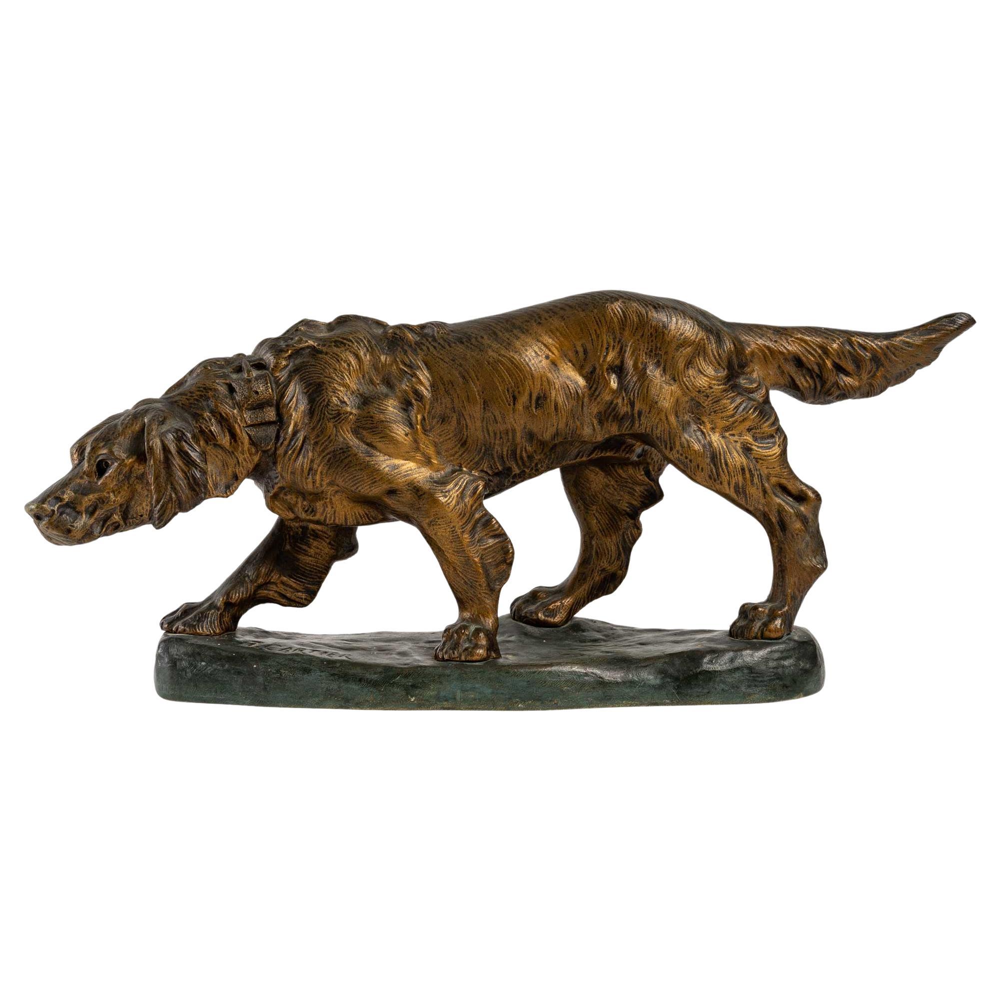 Bronze of a Dog