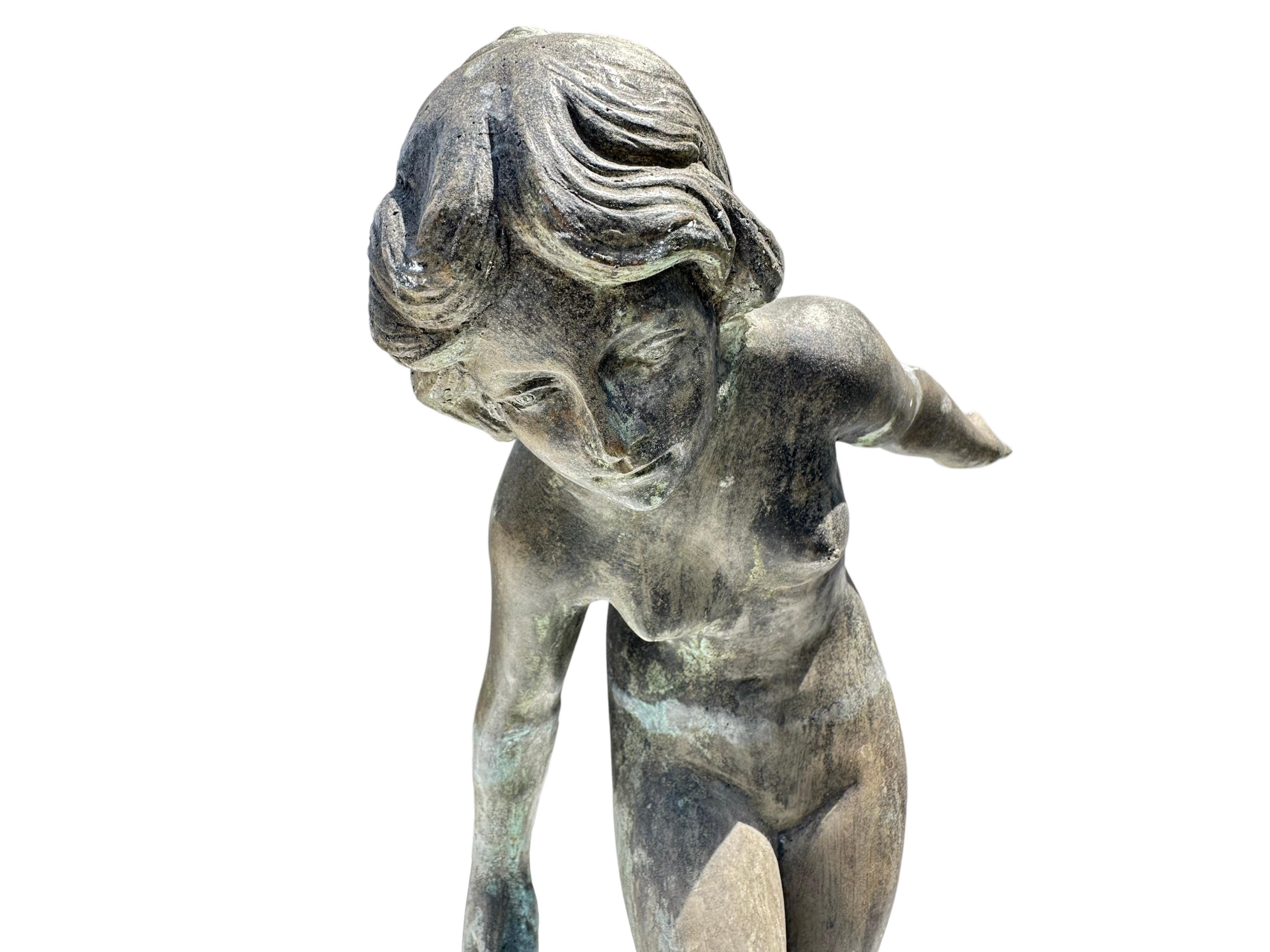 Bronze eines „Frauen mit Handtuch“ im Zustand „Gut“ in Jupiter, FL