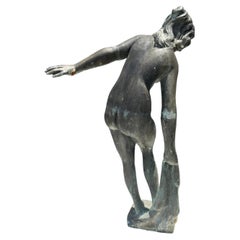 Bronze eines „Frauen mit Handtuch“
