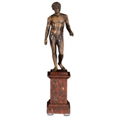 Bronze of Antinous Farnese, 19th Century