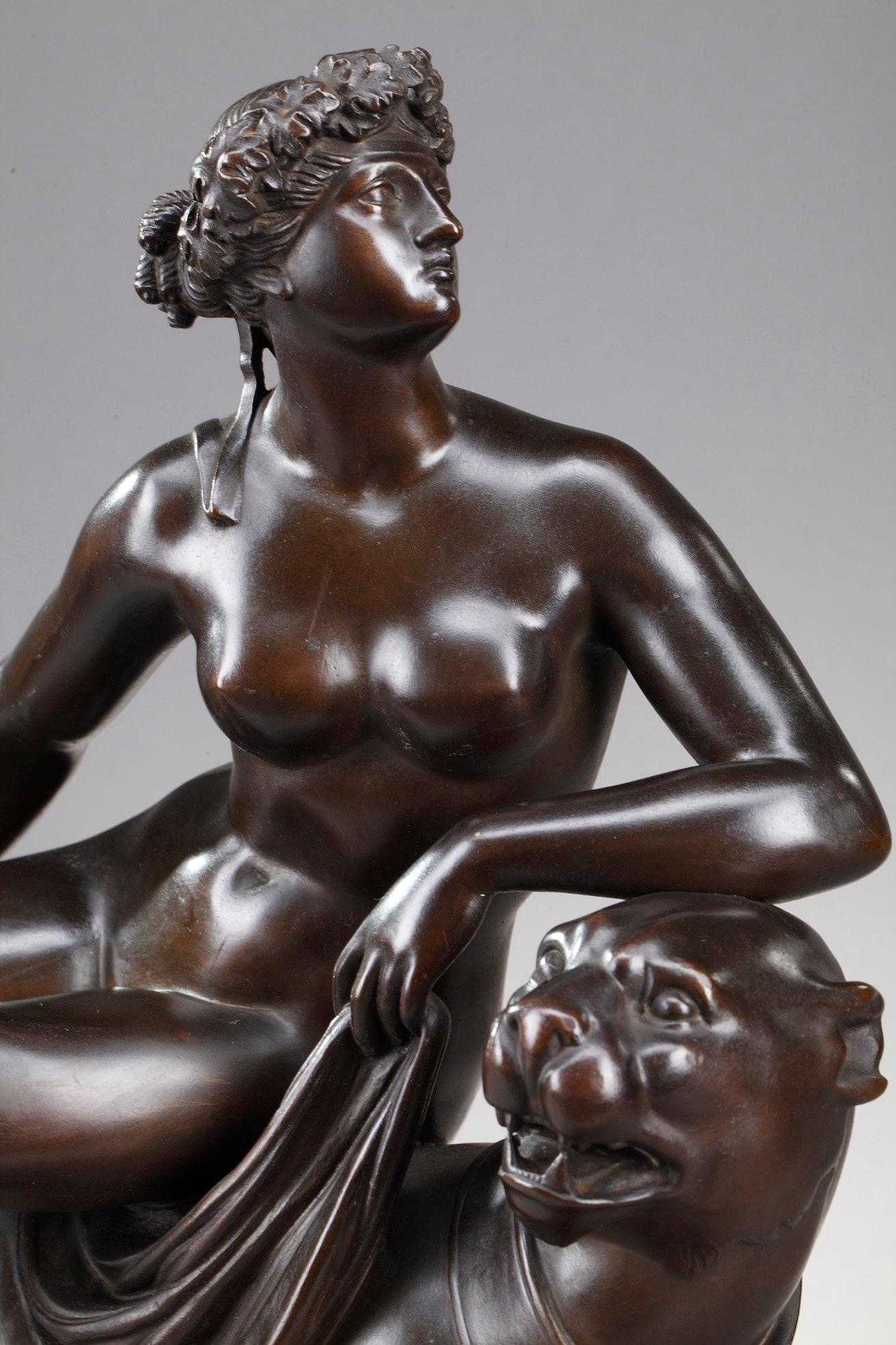Bronze de « Ariane chevauchant une panthère », d'après Johann Heinrich Dannecker en vente 6