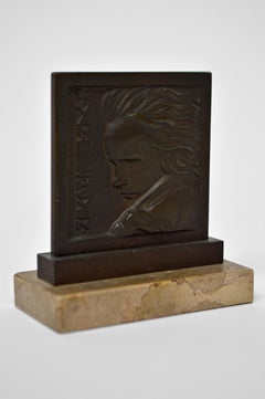Bronze of Beethoven by Henri Dropsy, France, circa 1920