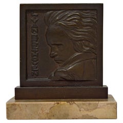Bronze of Beethoven by Henri Dropsy, France, circa 1920