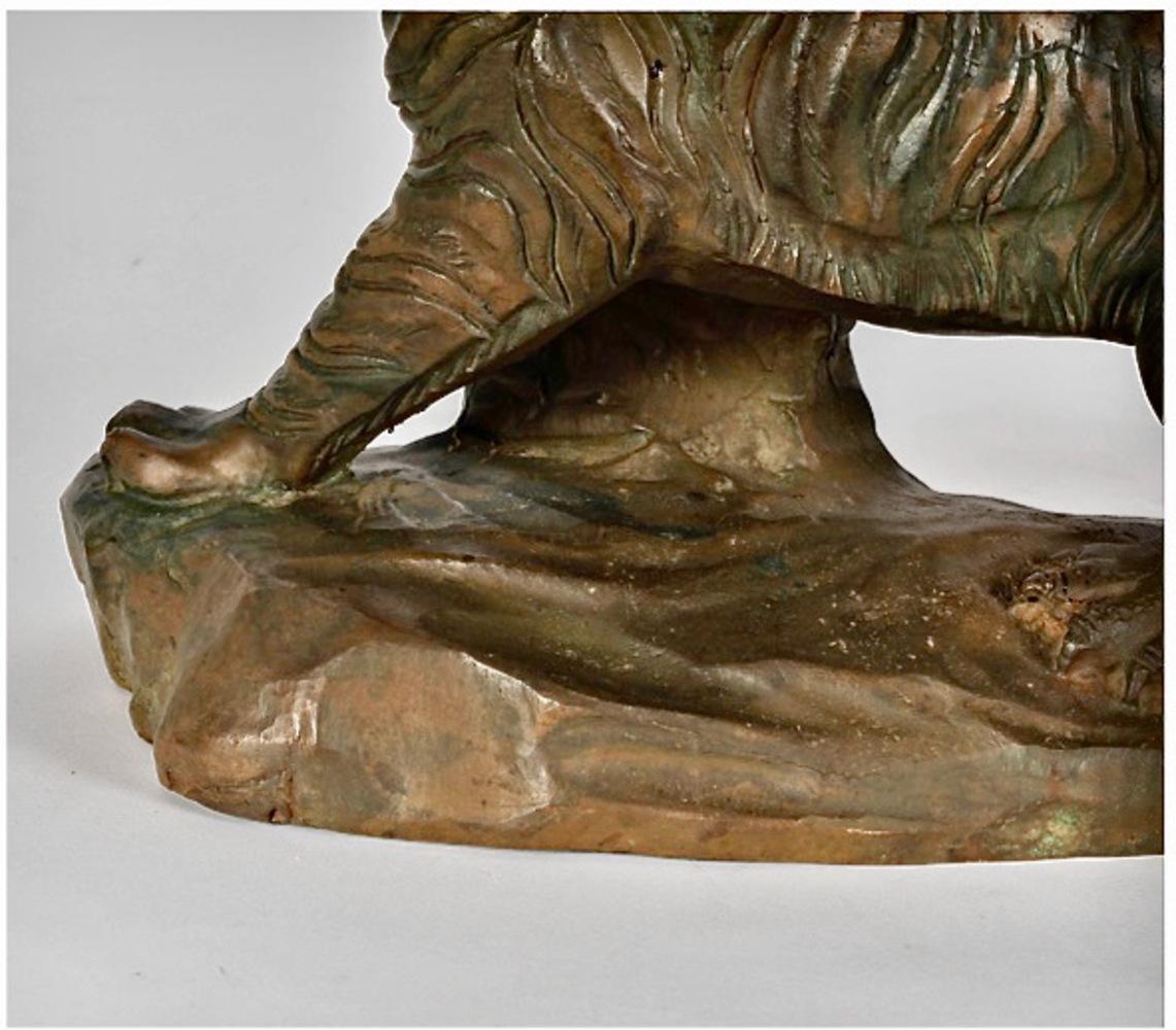 Bronze du tigre du Bengale en vente 1