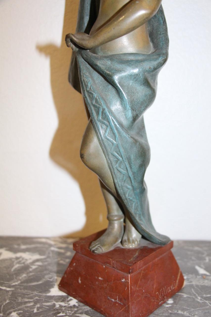 Bronze of Dancing Woman Signed by Emmanuel Villanis, 1858-1914 5