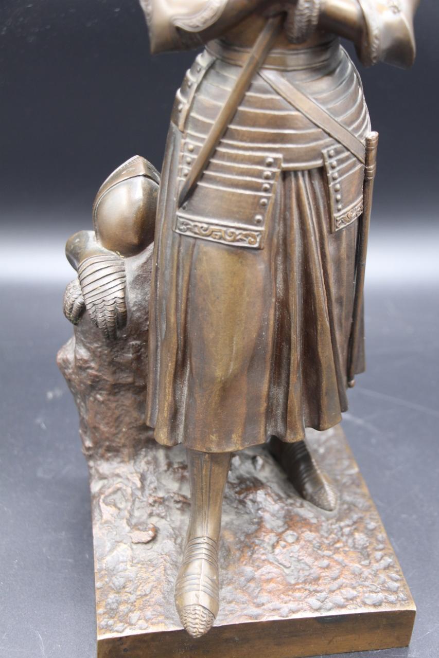 Bronze Of Joan Of Arc - Marie d'Orléans - Susse Brothers 19th Century im Angebot 2
