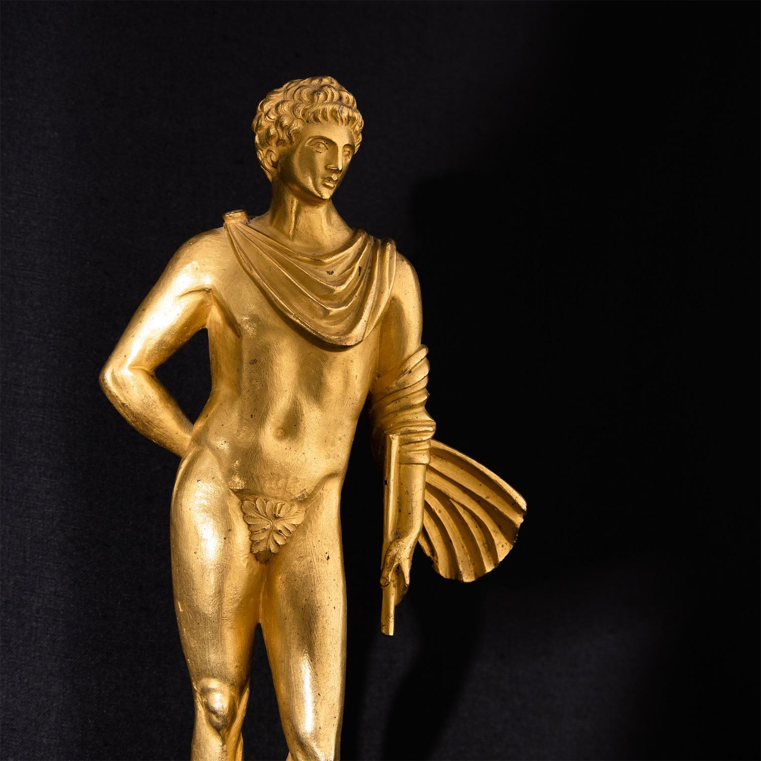 Bronzestatue von Meleager, frühes 19. Jahrhundert im Angebot 6