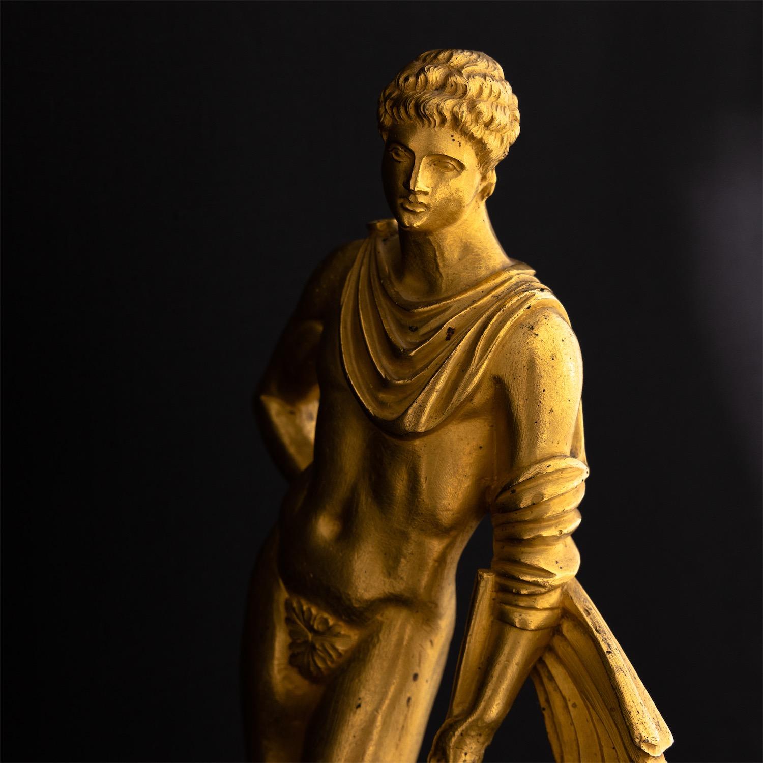 Bronzestatue von Meleager, frühes 19. Jahrhundert im Angebot 12