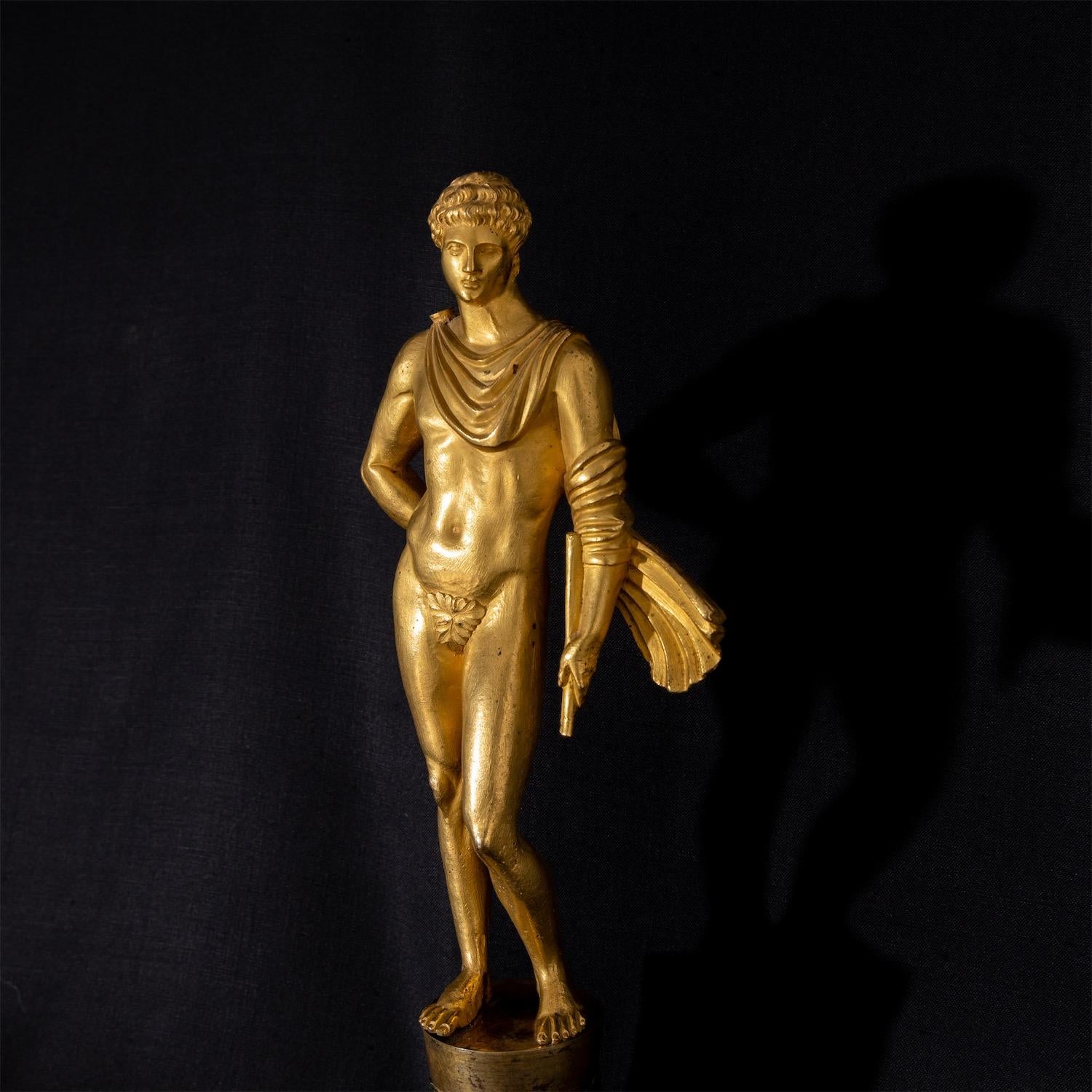Bronzestatue von Meleager, frühes 19. Jahrhundert im Angebot 4