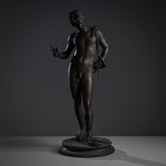 Bronze of Narcissus after the Antique, 20th Century