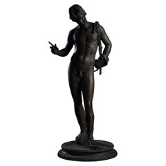 Bronze of Narcissus after the Antique, 20th Century