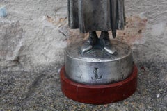 Bronce de Saint Louis, firmado por Emmanuel Fremiet