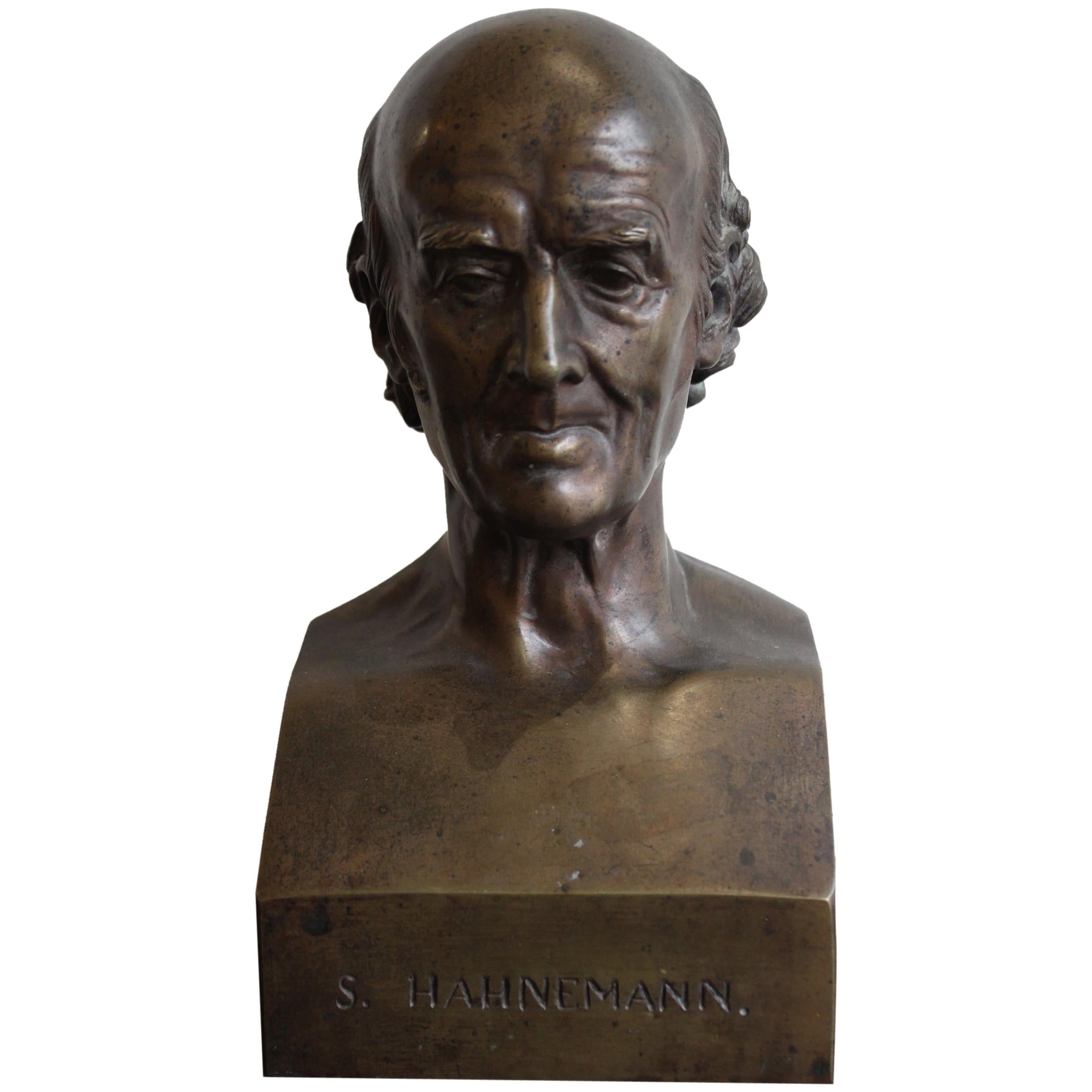 Bronze of Samuel Hahnemann by David d'Angers, 1837