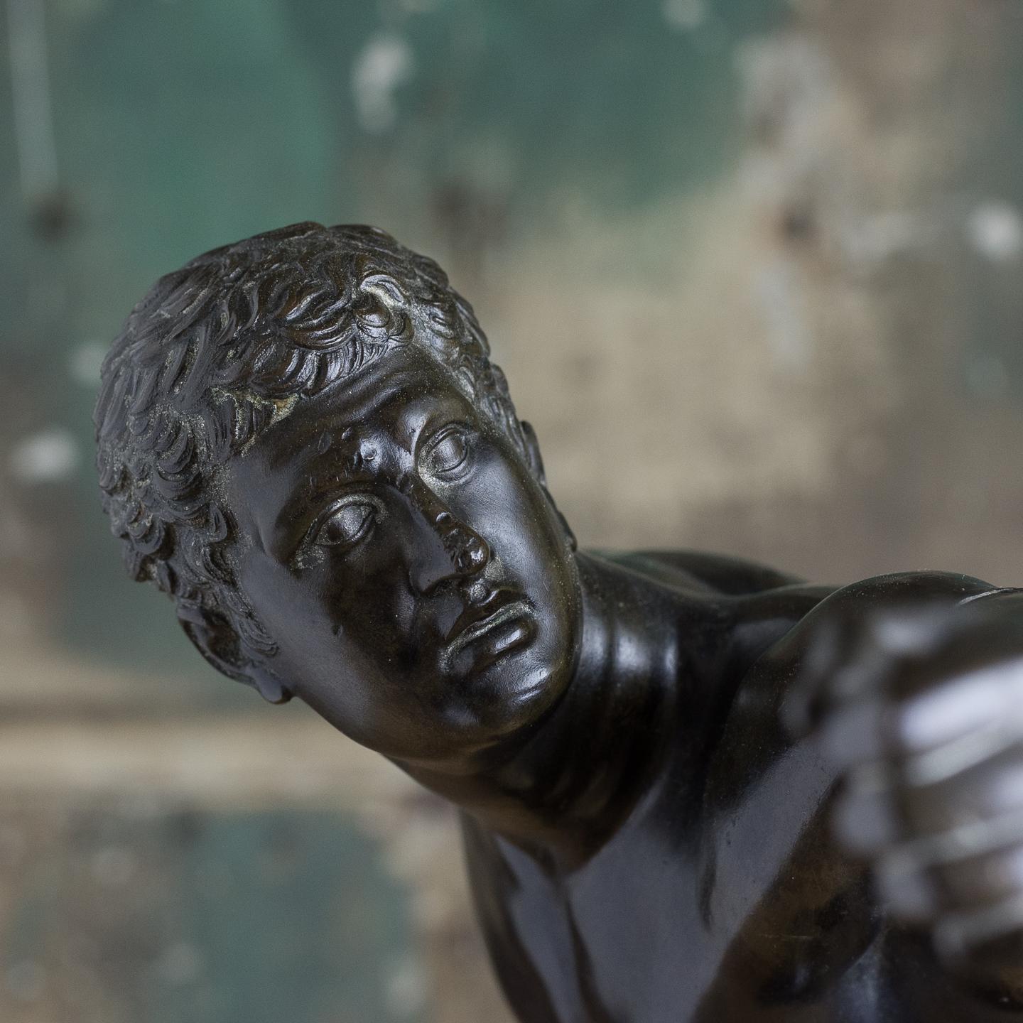 19th Century Bronze of the Borghese Gladiator