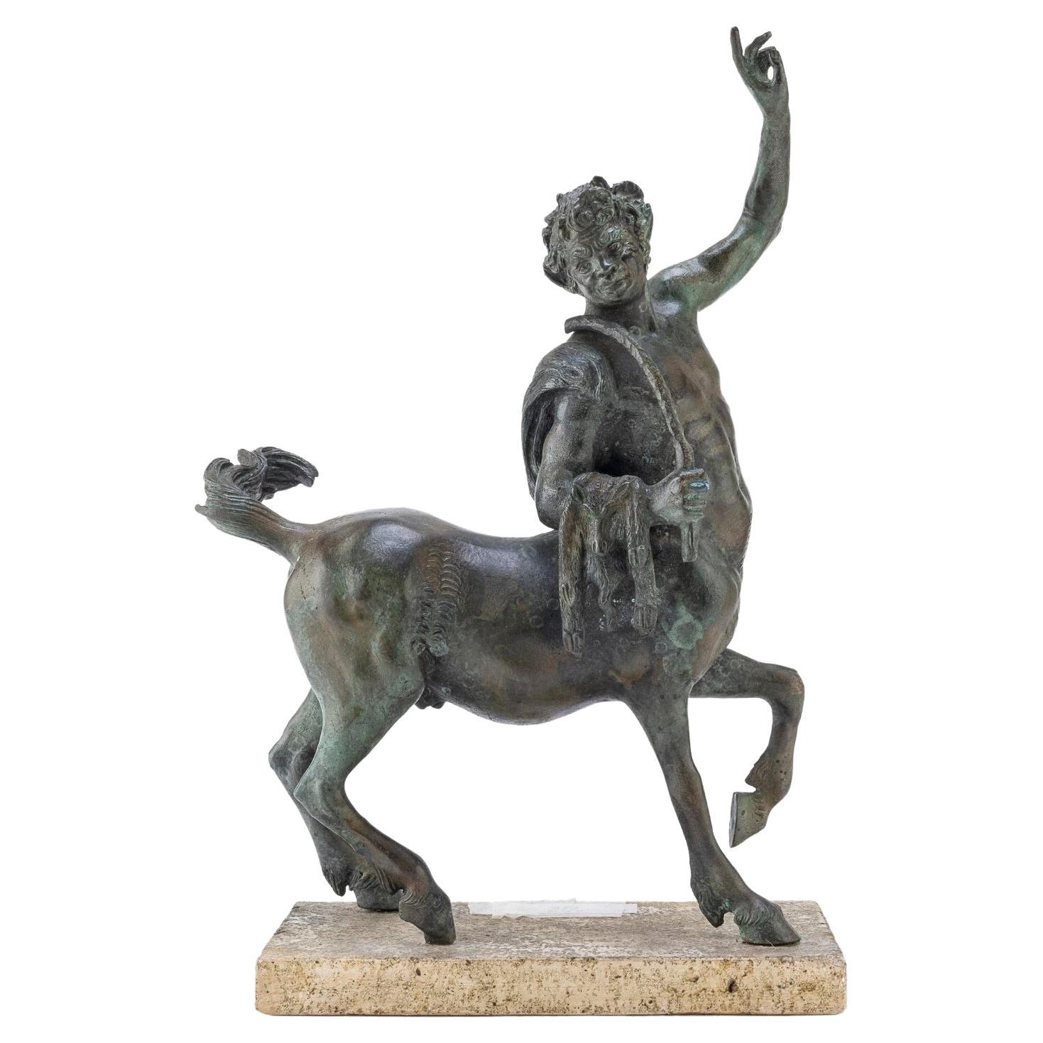Bronze of the Centaur "Chirone" in Bronze 19th Century