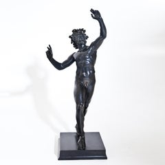 Bronze du faune dansant de Pompéi, Naples, vers la fin du XIXe siècle