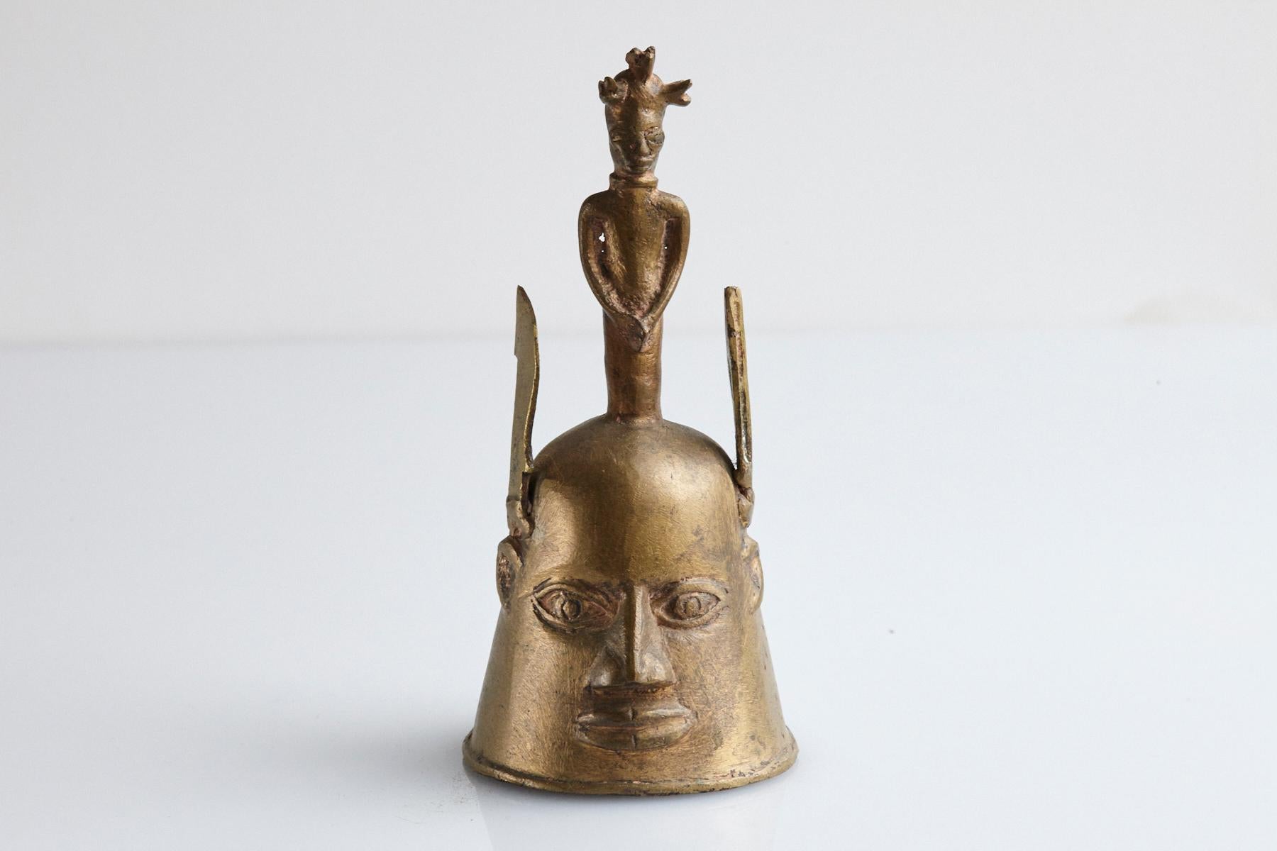 Tribal Bronze Ogboni Bell, 1960s