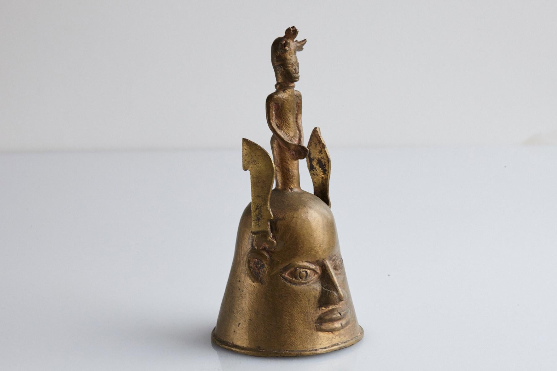 Nigerian Bronze Ogboni Bell, 1960s