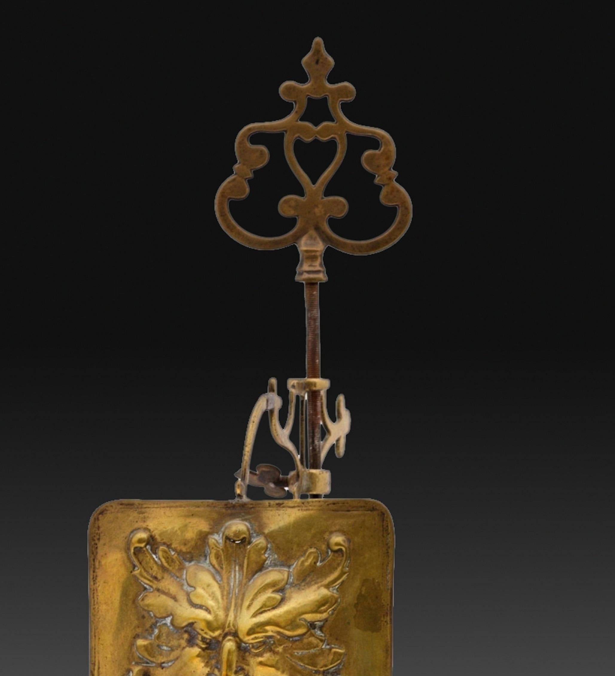 Neoclassical Bronze Oil Lamp, 18th Century