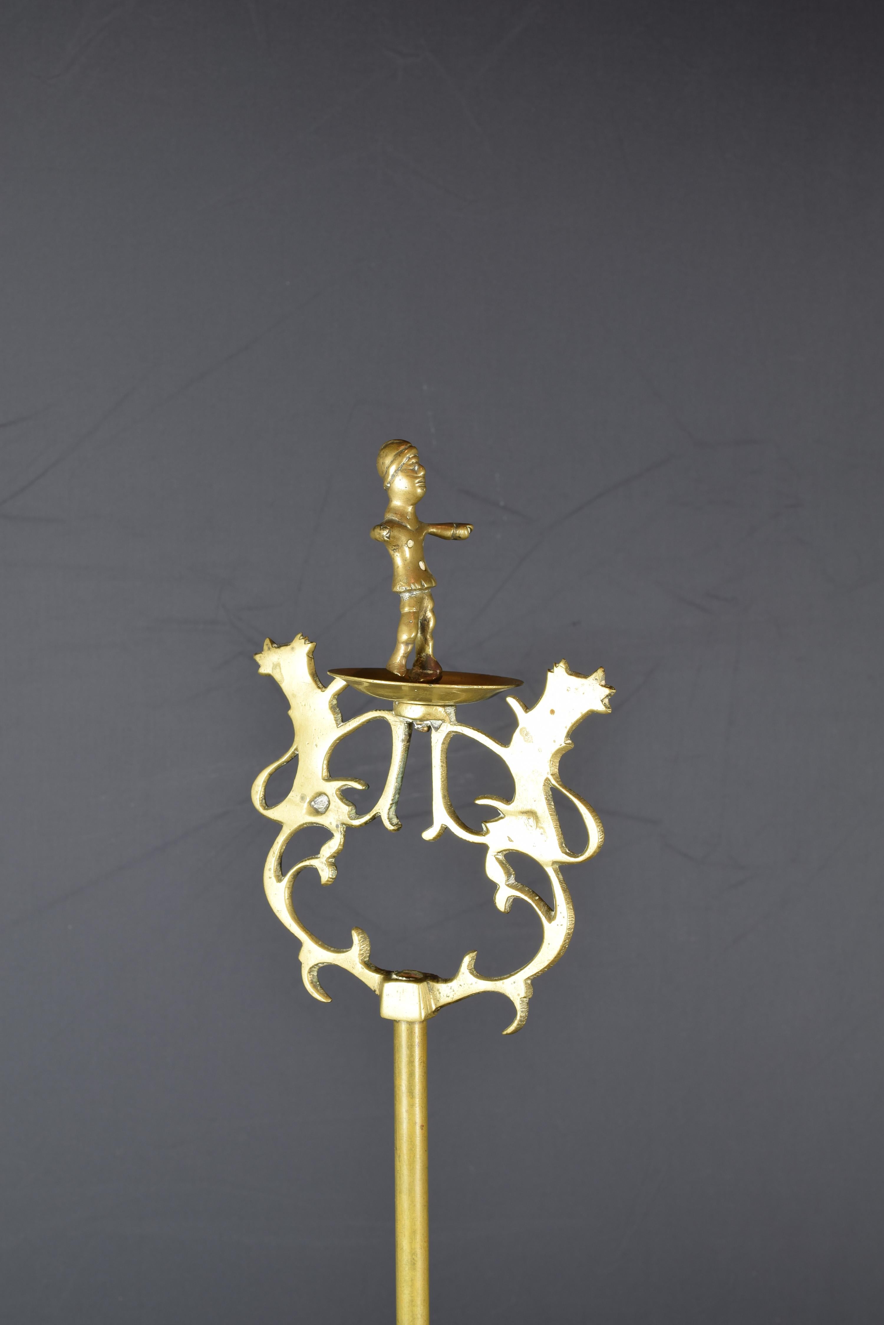 Öllampe aus Bronze, 19. Jahrhundert (Neoklassisches Revival) im Angebot