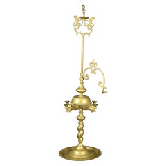 Bronze Oil Lamp, 19th Century