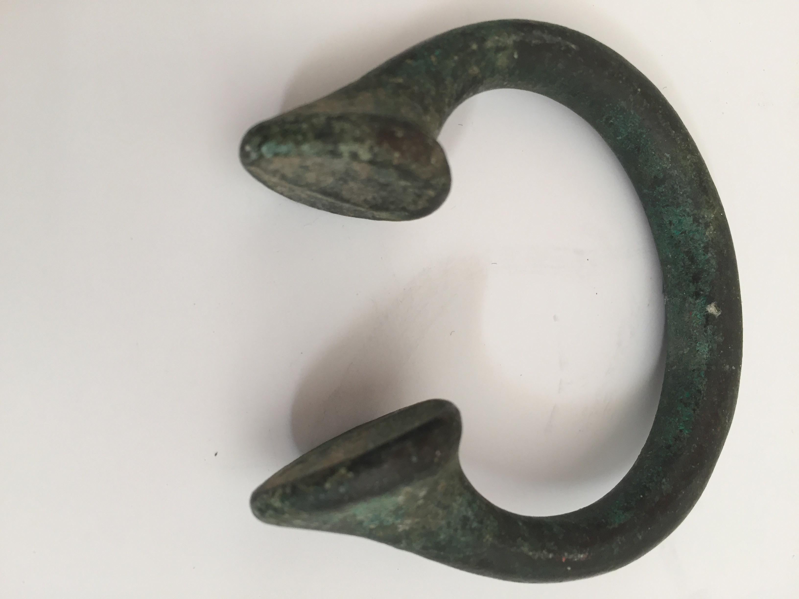 Nigerian Bronze Okpoho-Type Manilla Currency from South-Eastern Nigeria