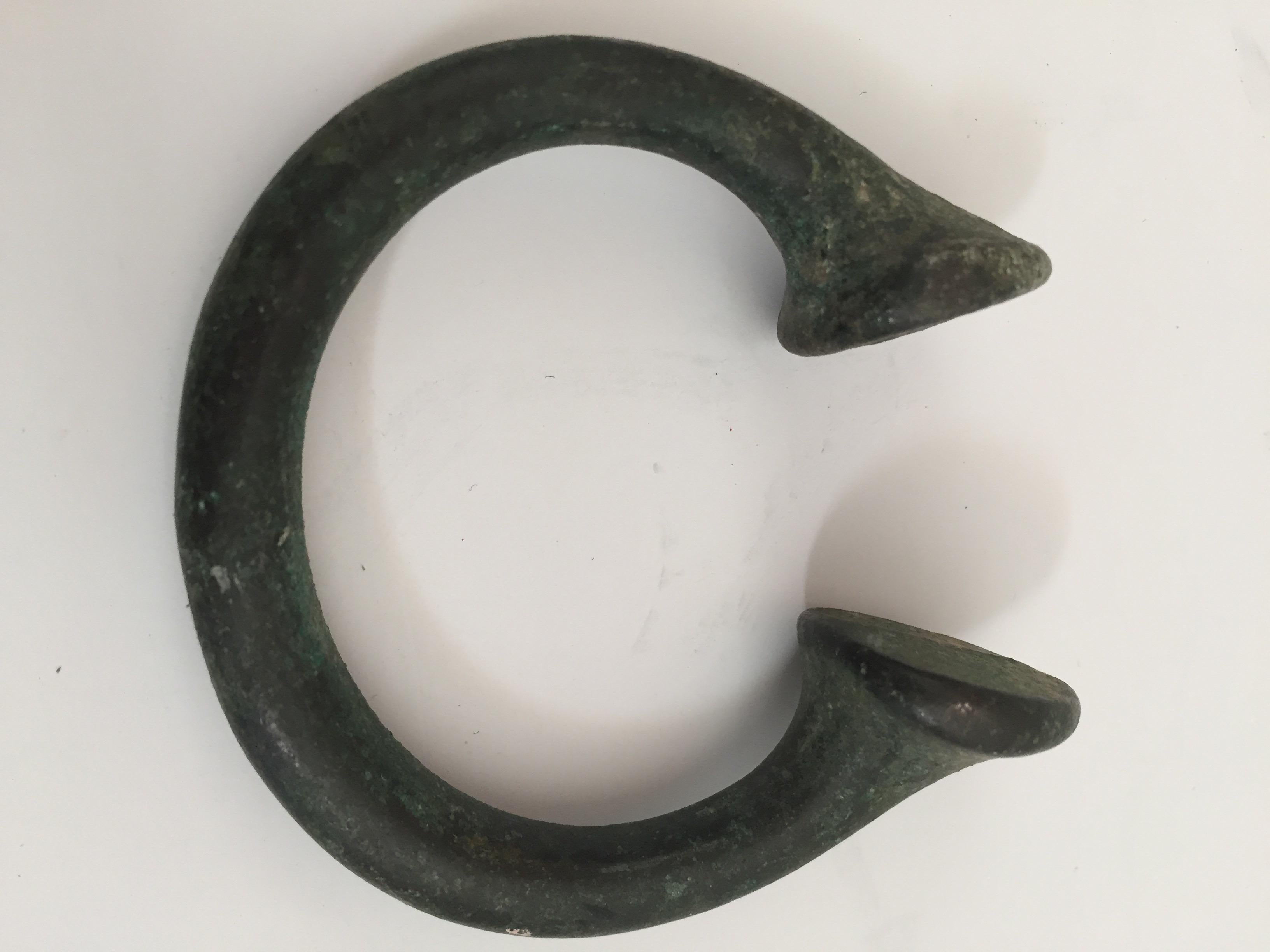 Tribal Bronze Okpoho-Type Manilla Currency from South-Eastern Nigeria