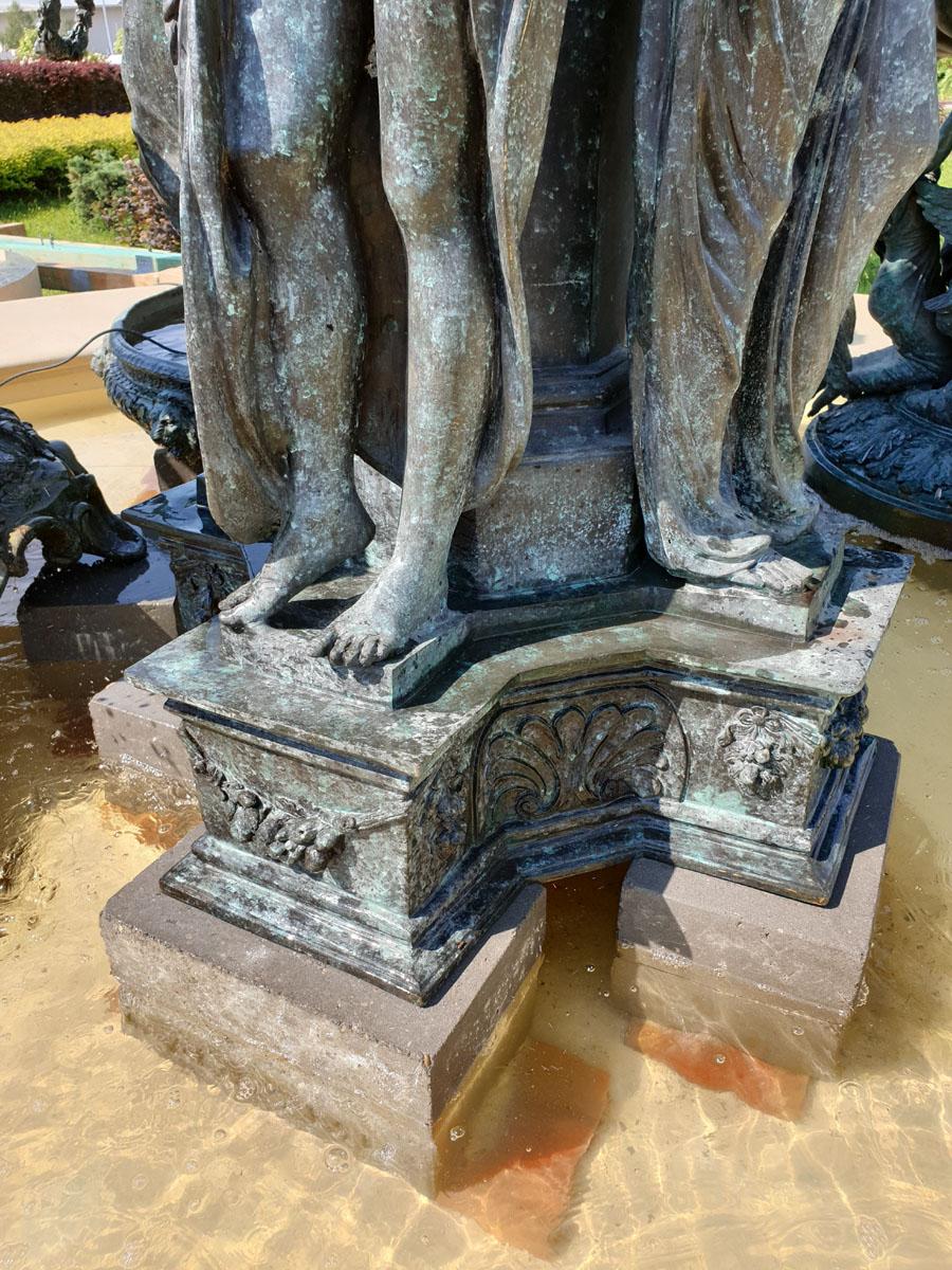 Bronze Old Palace Freestanding Fountain 1