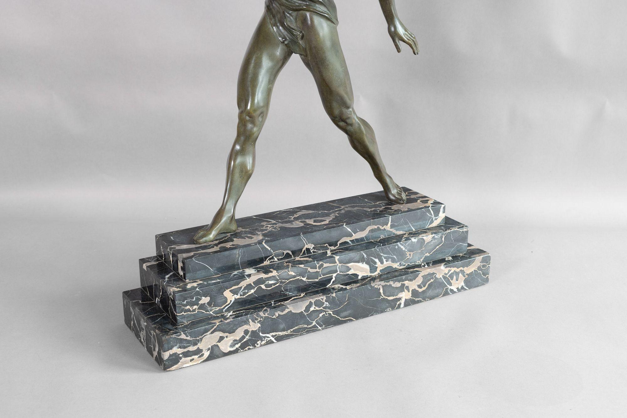 Bronze Olympian Figure For Sale 1