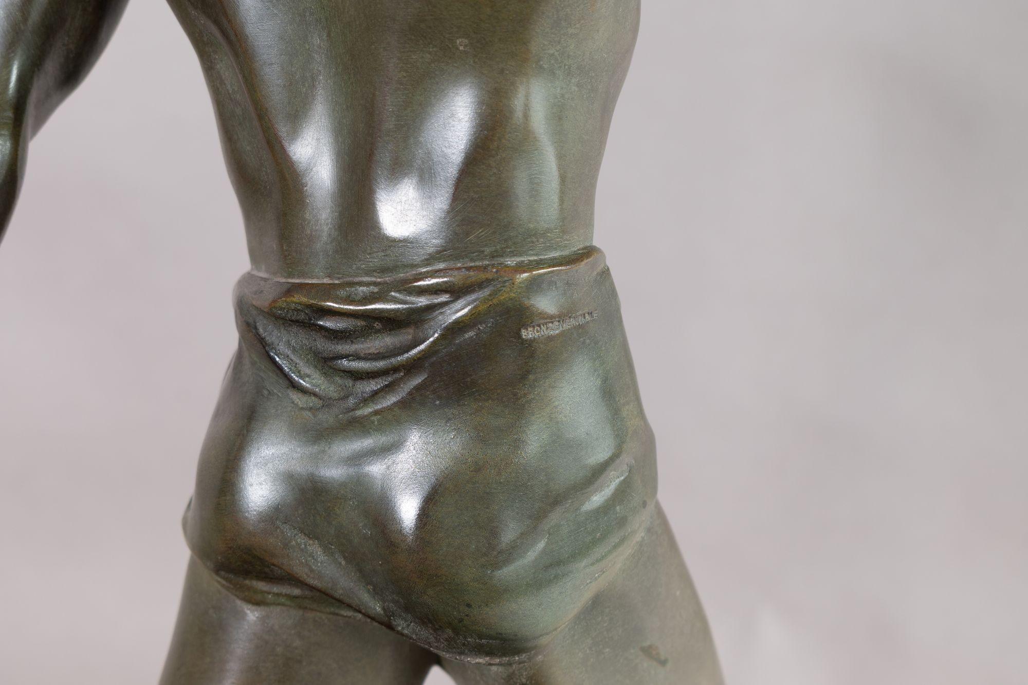Bronze Olympian Figure For Sale 4