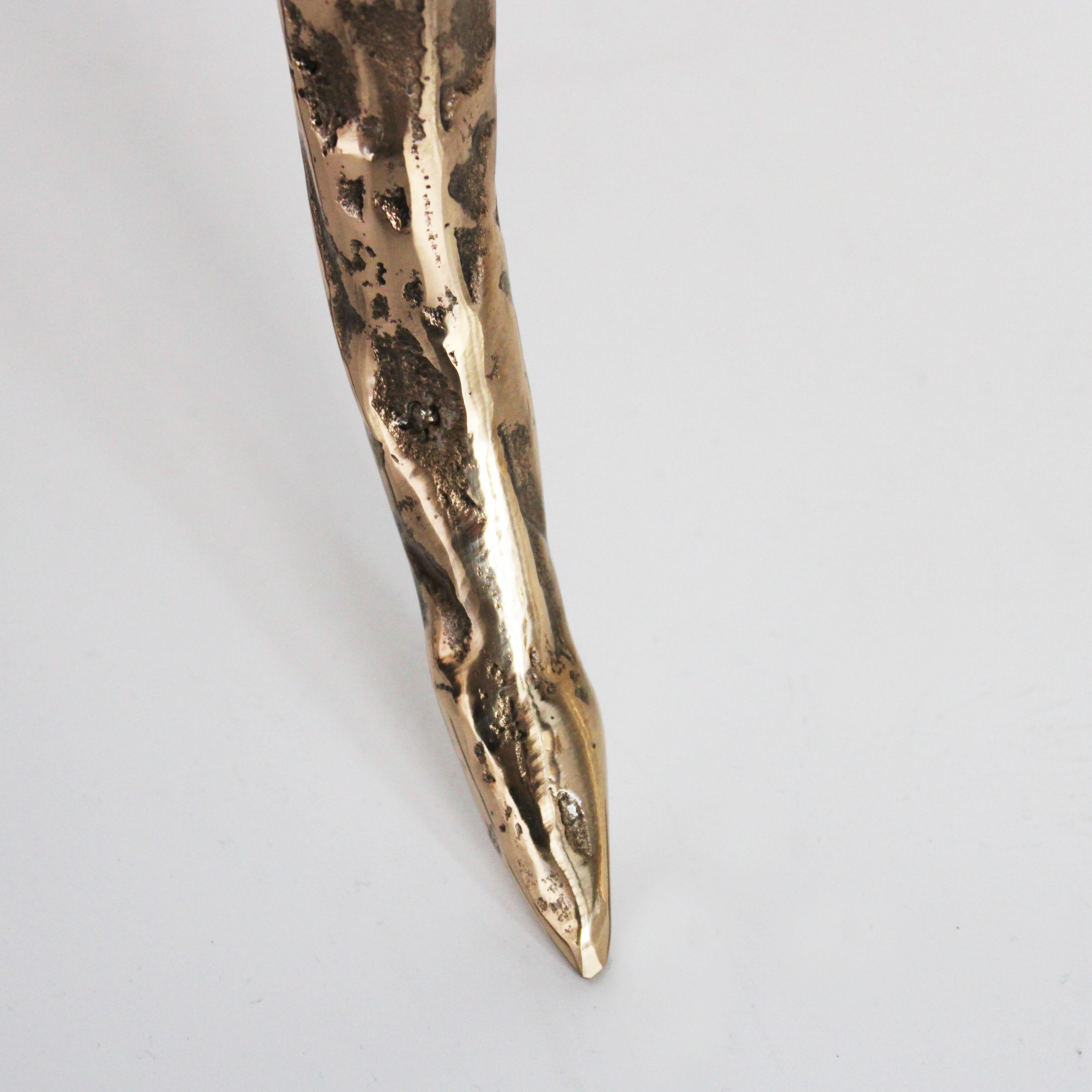 Mesa baja Onda de bronce by Studio Sunt en venta 3