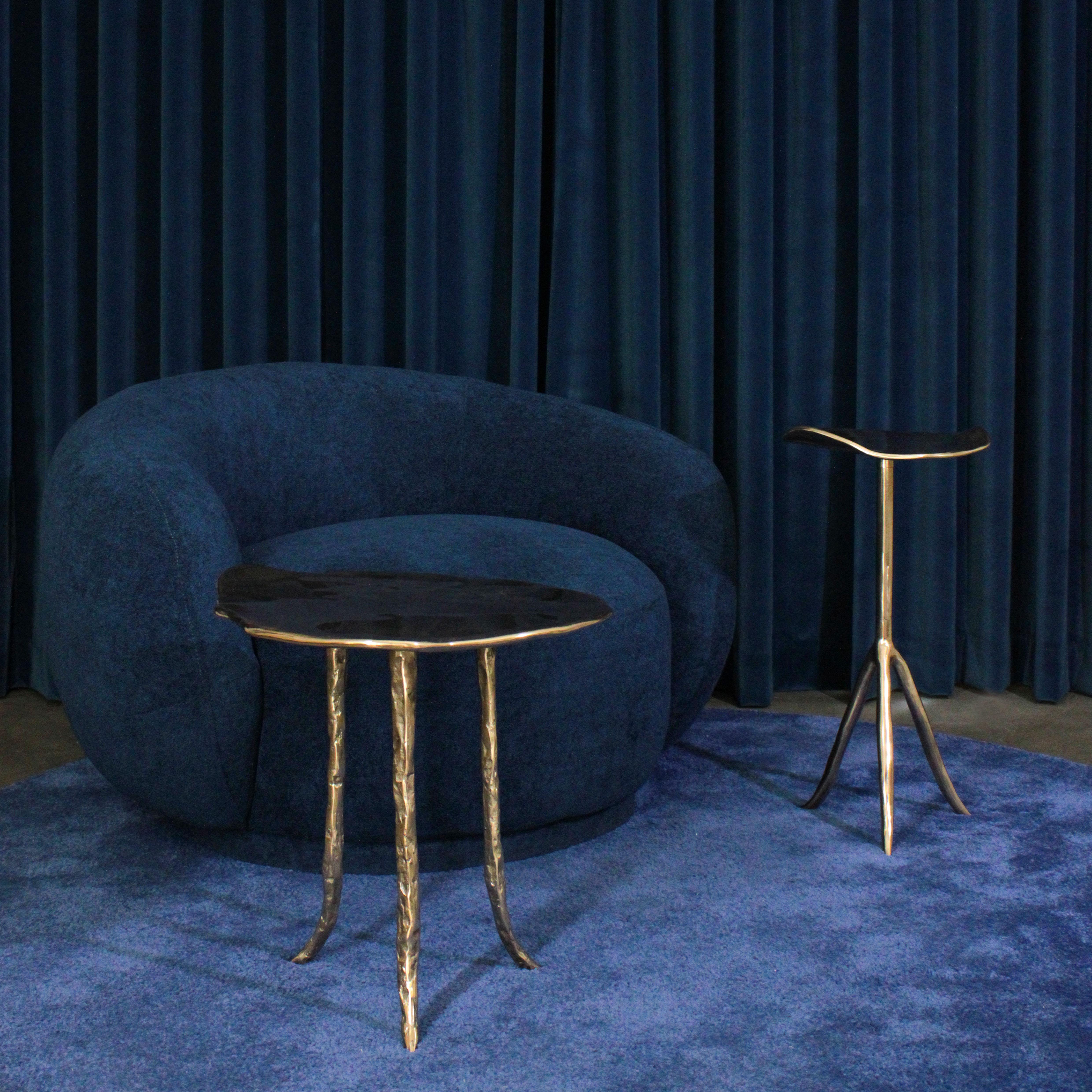 Mesa baja Onda de bronce by Studio Sunt en venta 5