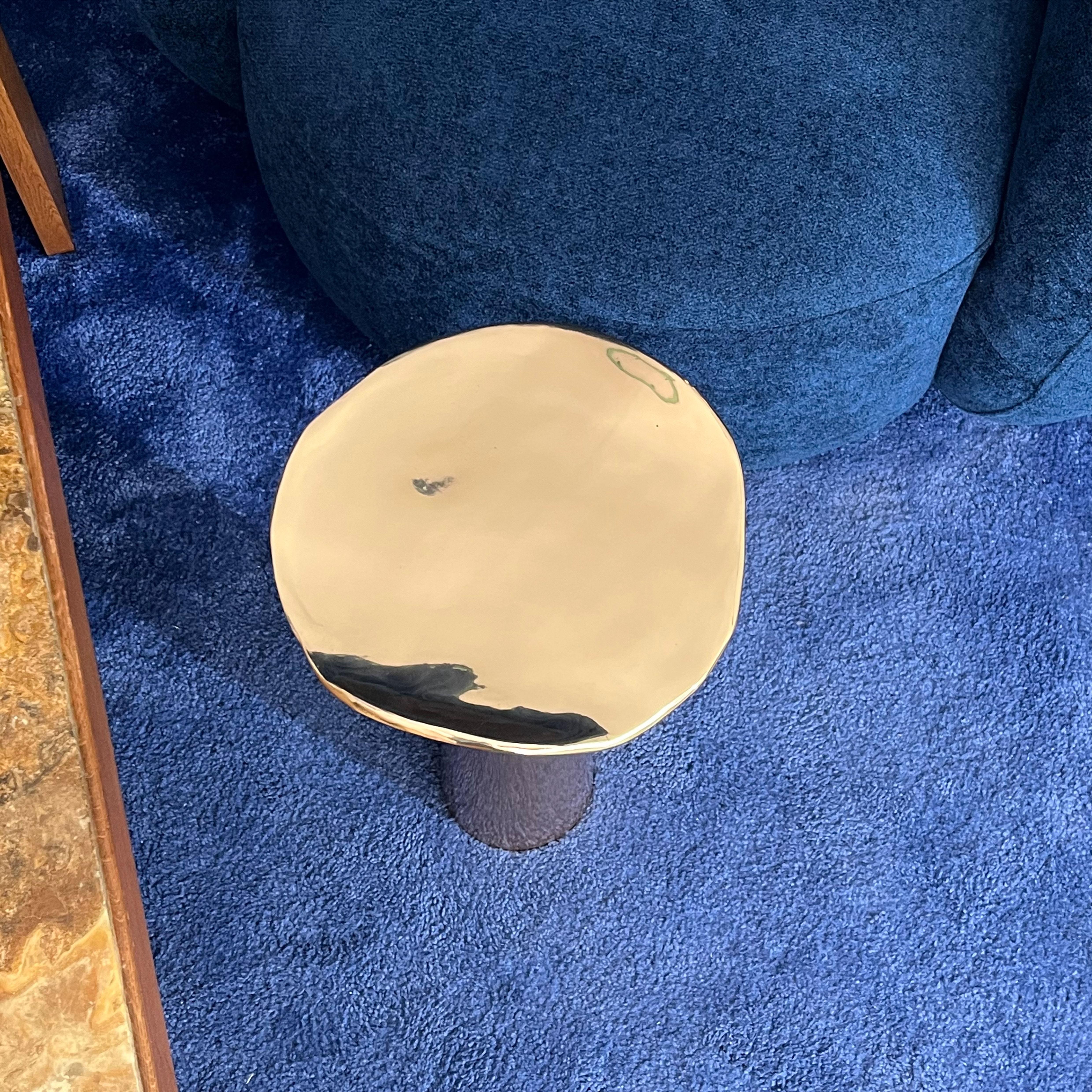 Bronze Onda Cone Side Table by Studio Sunt For Sale 5