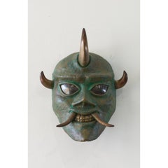 Bronze Oni Mask #2 by Splady Art Studios