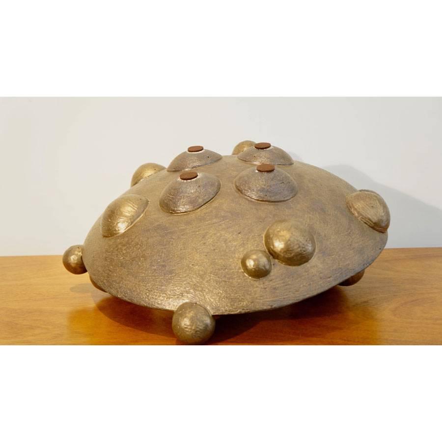 Bronze Orb Vessel For Sale 1