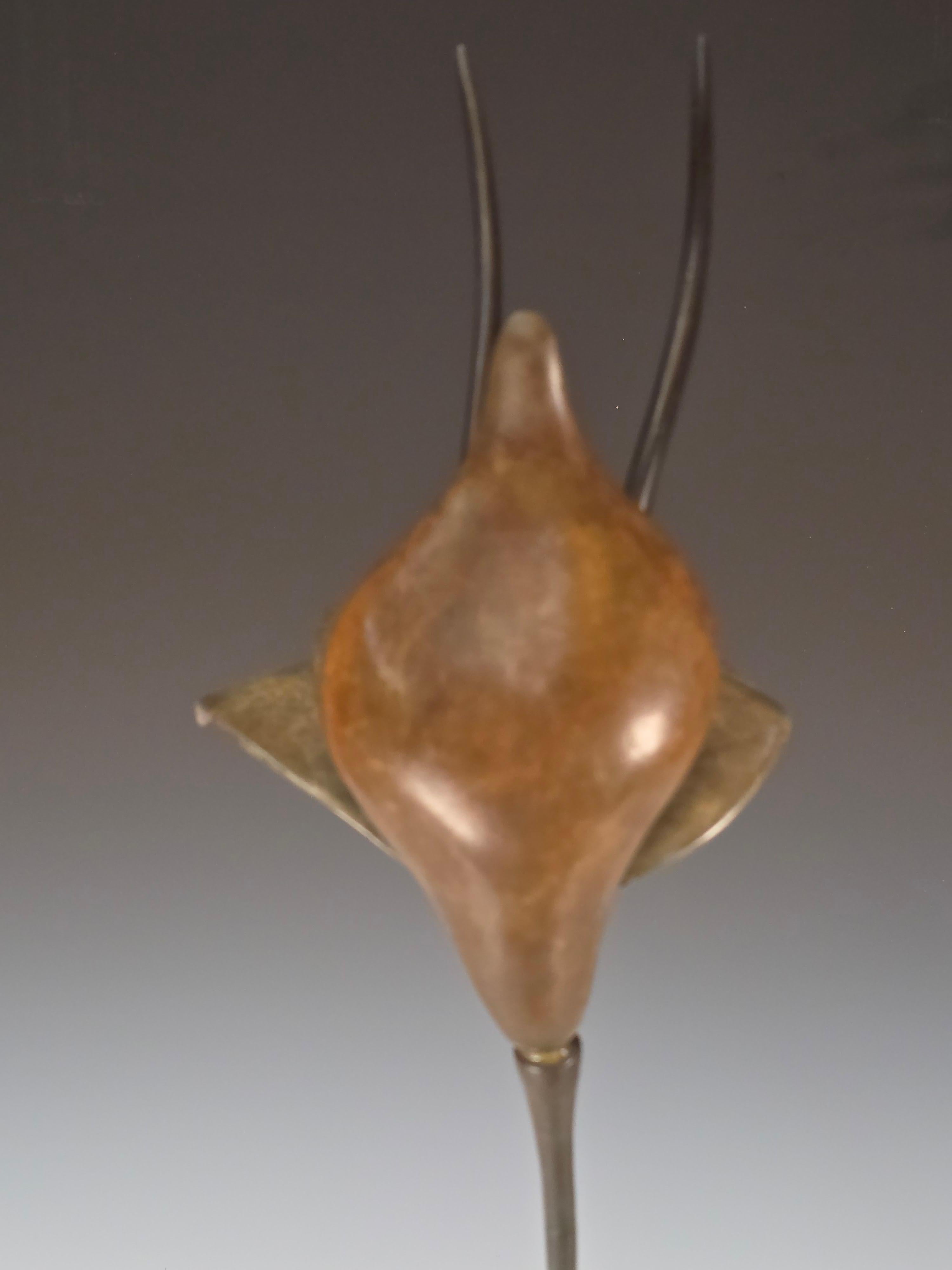 Scultura di orchidee in bronzo di William Jauquet in vendita 4