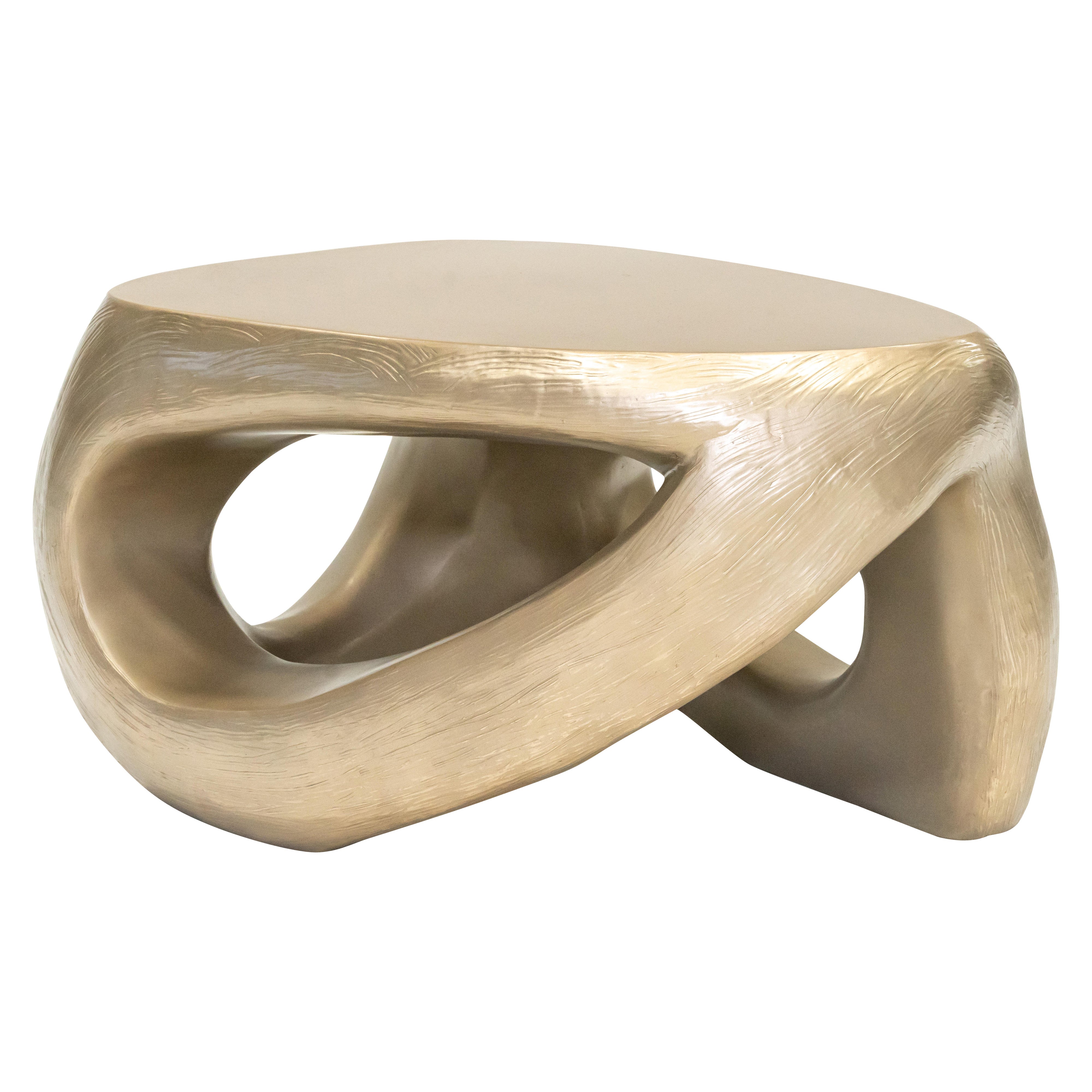 Bronze Organic Low Dhama Coffee Table For Sale