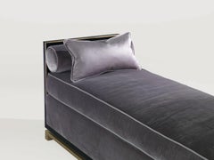 Bronze, Orsi, Mme Kamini Jivan, Chaise VIII, Sycamore figuré, Garnitures en bronze