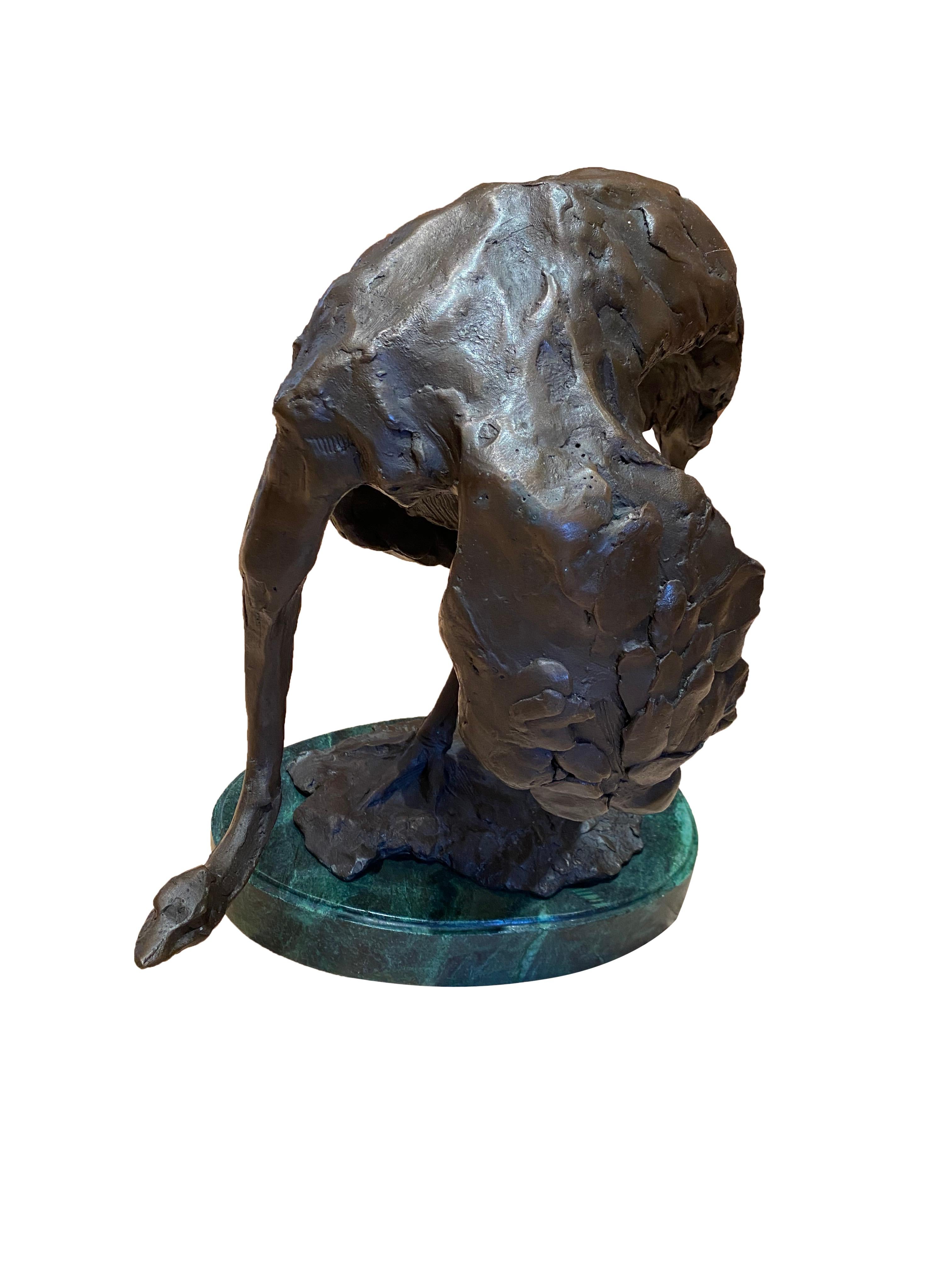 Bronze Ostritch Sculpture, 20th Century For Sale 6